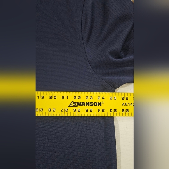 Under Armour Performance Golf Polo Heat Gear Loose Men's 2XL Navy Athletic B10 - Picture 4 of 5